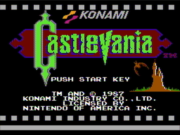 NES Start Screen